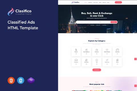 广告出租公司网站模版 html代码